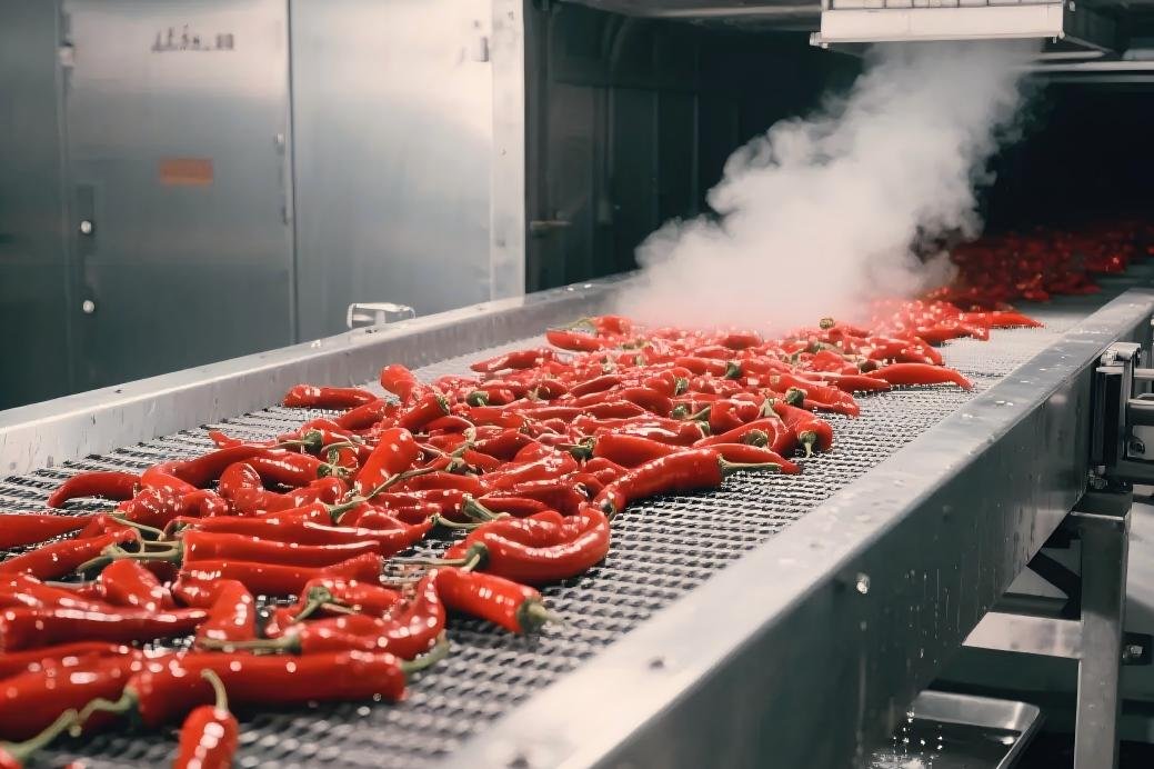 Production process at Tenda Peppers